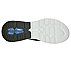 GO WALK AIR-AIRFLOW, BLACK/BLUE Footwear Bottom View