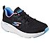 GO RUN ELEVATE - DOUBLE TIME, BLACK/MULTI Footwear Right View