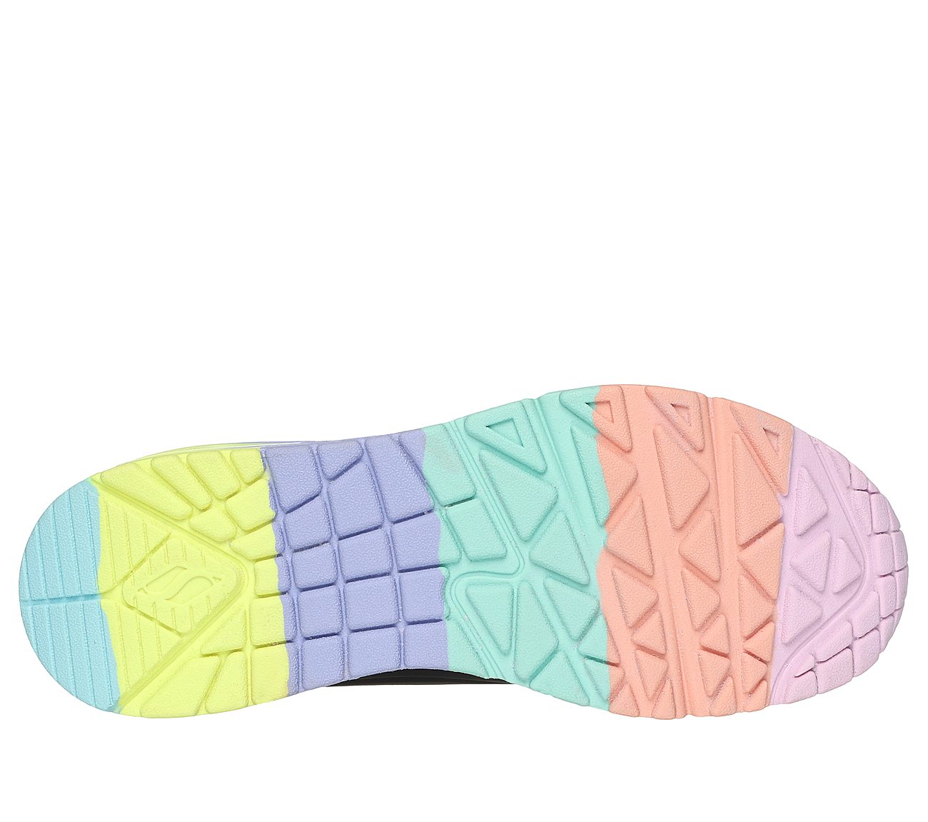 UNO - RAINBOW SOULS, BLACK/MINT Footwear Bottom View