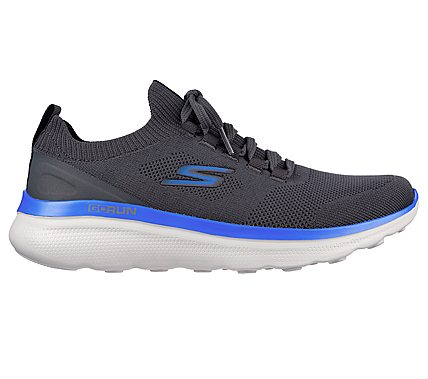 GO RUN MOTION - IONIC STRIDE, CHARCOAL/BLUE Footwear Right View