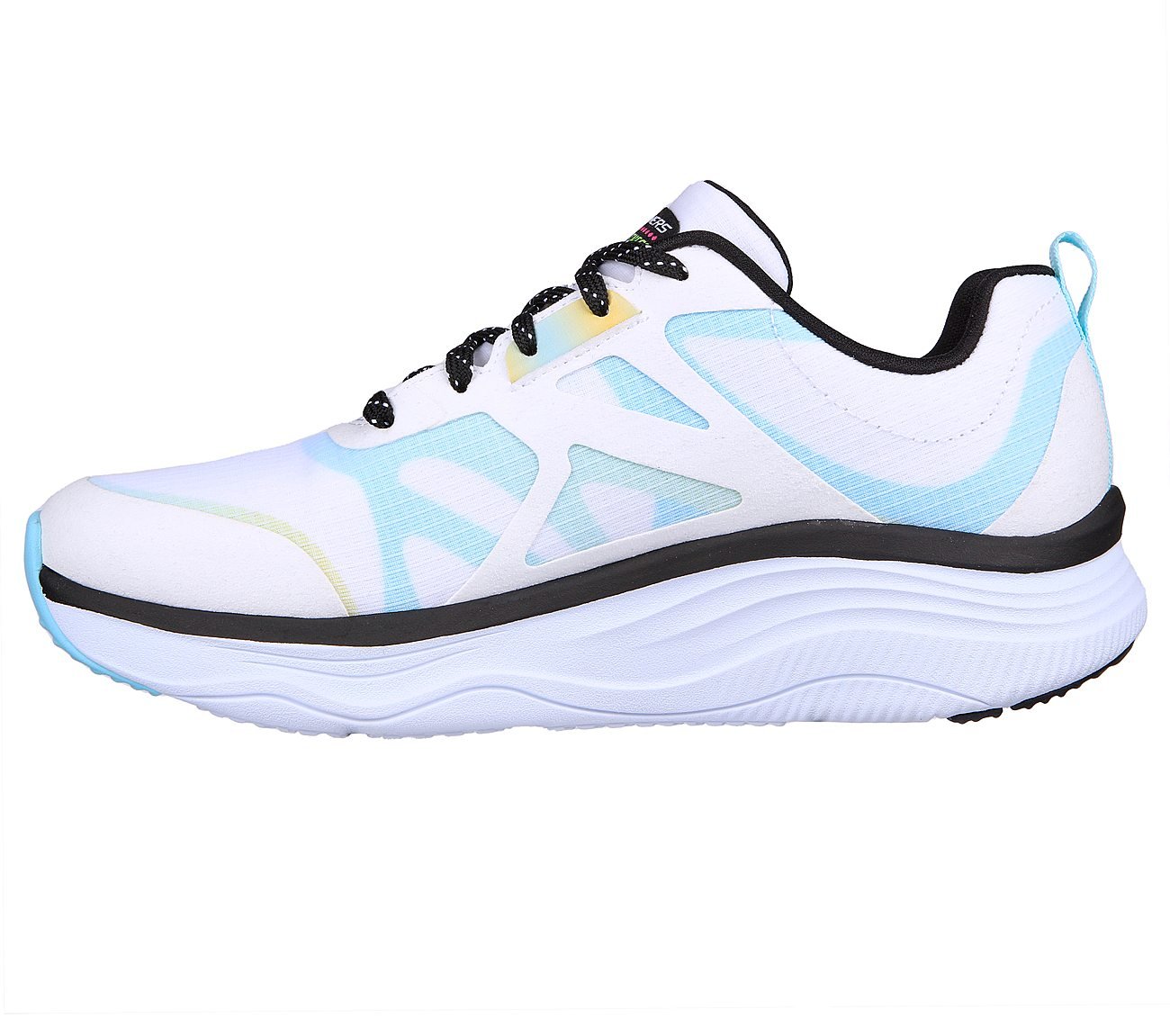 D'LUX FITNESS-BRIGHT BALANCE, WHITE/BLACK/BLUE Footwear Left View