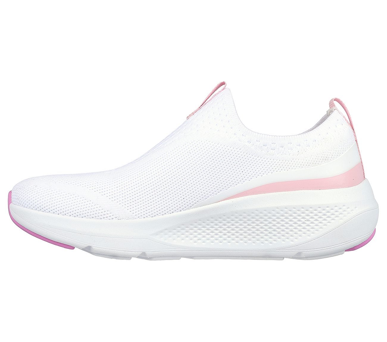 GO RUN ELEVATE - HOT STREAK, WHITE/PINK Footwear Left View