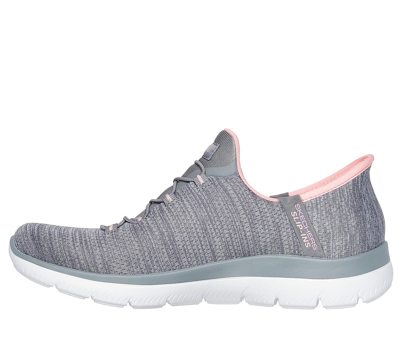 SUMMITS-EVERYDAY SET, GRAY/CORAL Footwear Right View