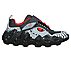 SKECH-O-SAURUS LIGHTS-DINO-TR, CHARCOAL/RED Footwear Right View