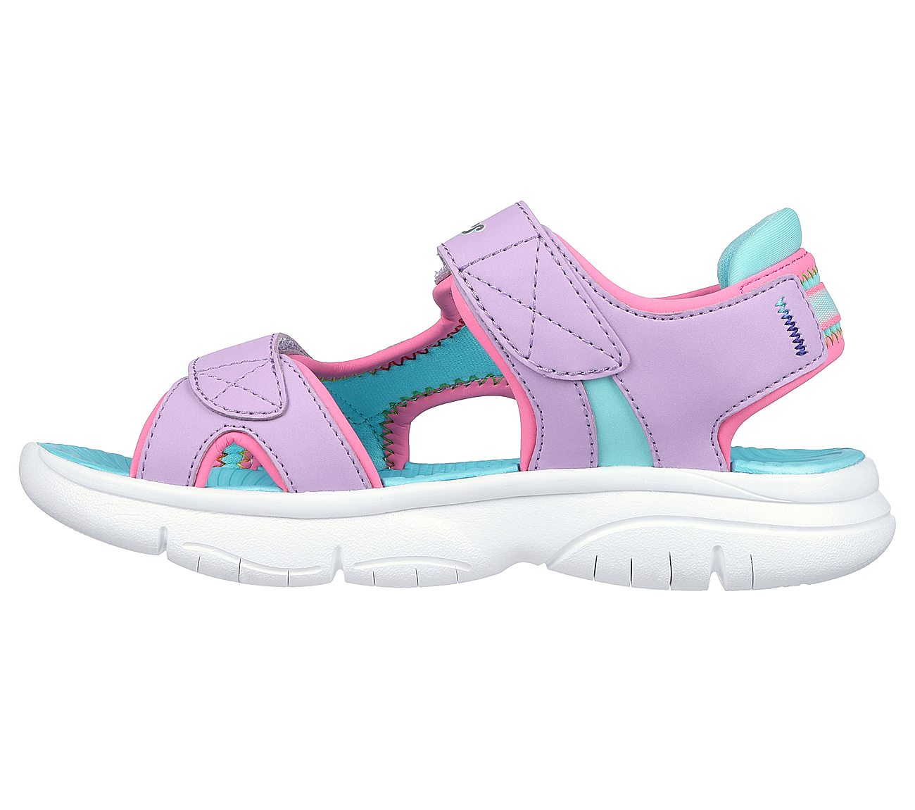 FLEX SPLASH-VIBRANT MOOD, LAVENDER/TURQUOISE Footwear Left View