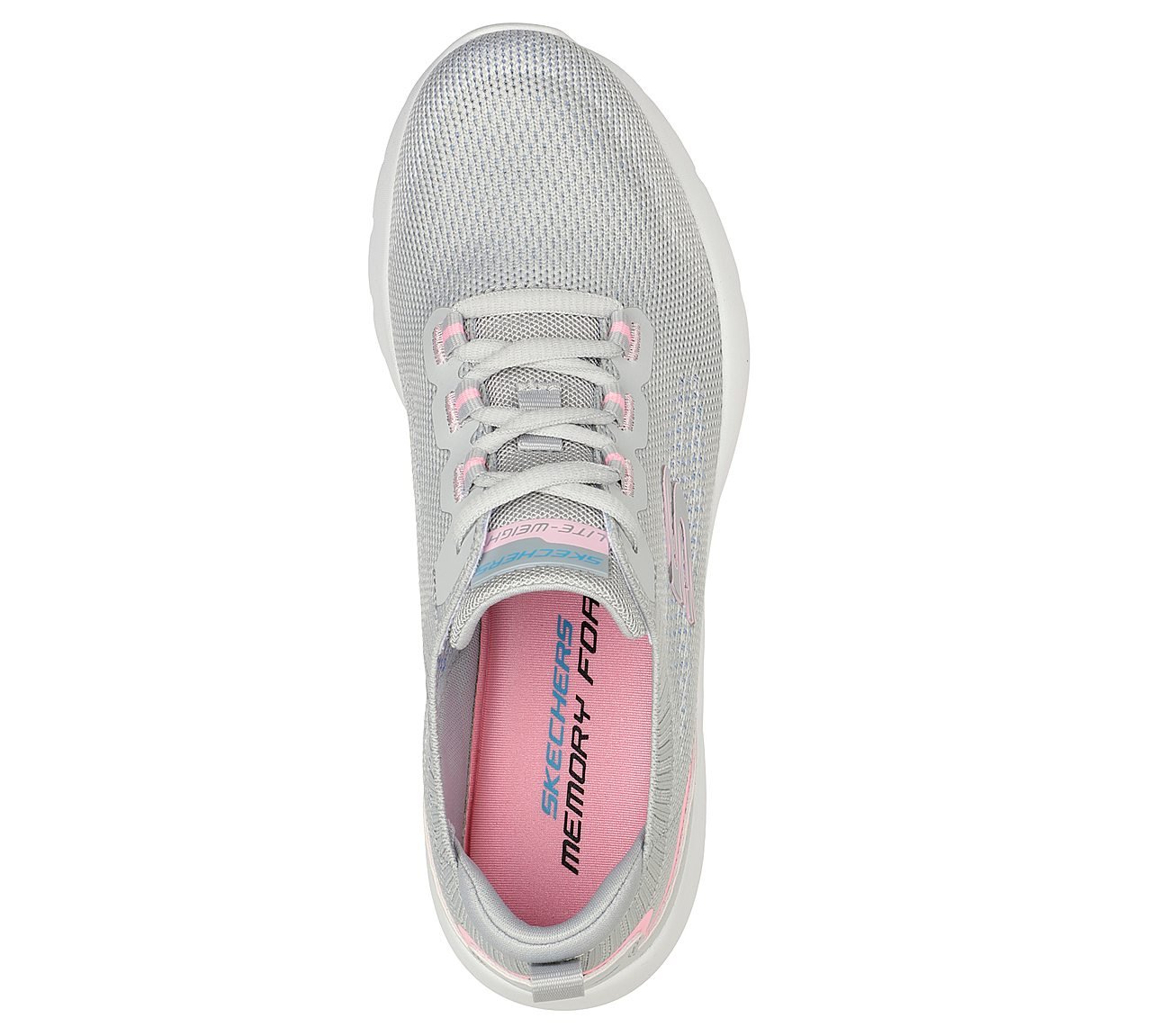DYNAMIGHT 2, LIGHT GREY/PINK Footwear Top View