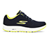 GO RUN CONSISTENT, NAVY/LIME Footwear Lateral View