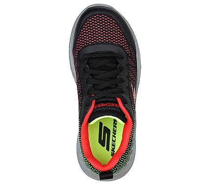 NITRO SPRINT - HIVAR, BLACK/RED Footwear Top View