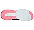 SKECH-AIR STRATUS-WIND BREEZE, BLACK/HOT PINK Footwear Bottom View