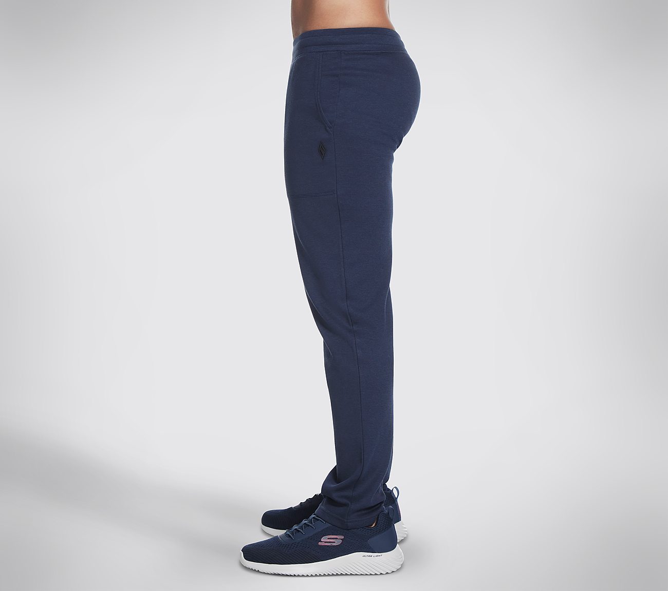 GOKNIT PIQUE LOUNGE PANT, NNNAVY Apparel Bottom View