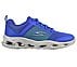 GO RUN VORTEX - STORM, BLUE/LIME Footwear Right View