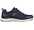 FLEX ADVANTAGE 4.0-EFFICIENT, NAVY/LIME Footwear Lateral View