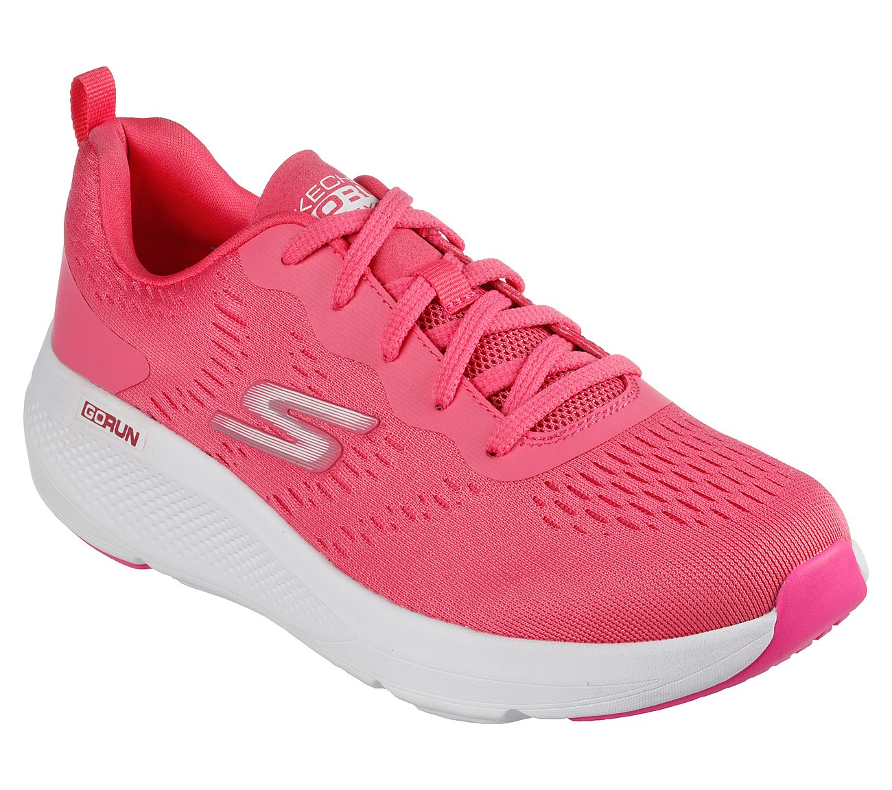 GO RUN ELEVATE, PPINK Footwear Lateral View