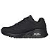 UNO - STAND ON AIR, BBLACK Footwear Left View
