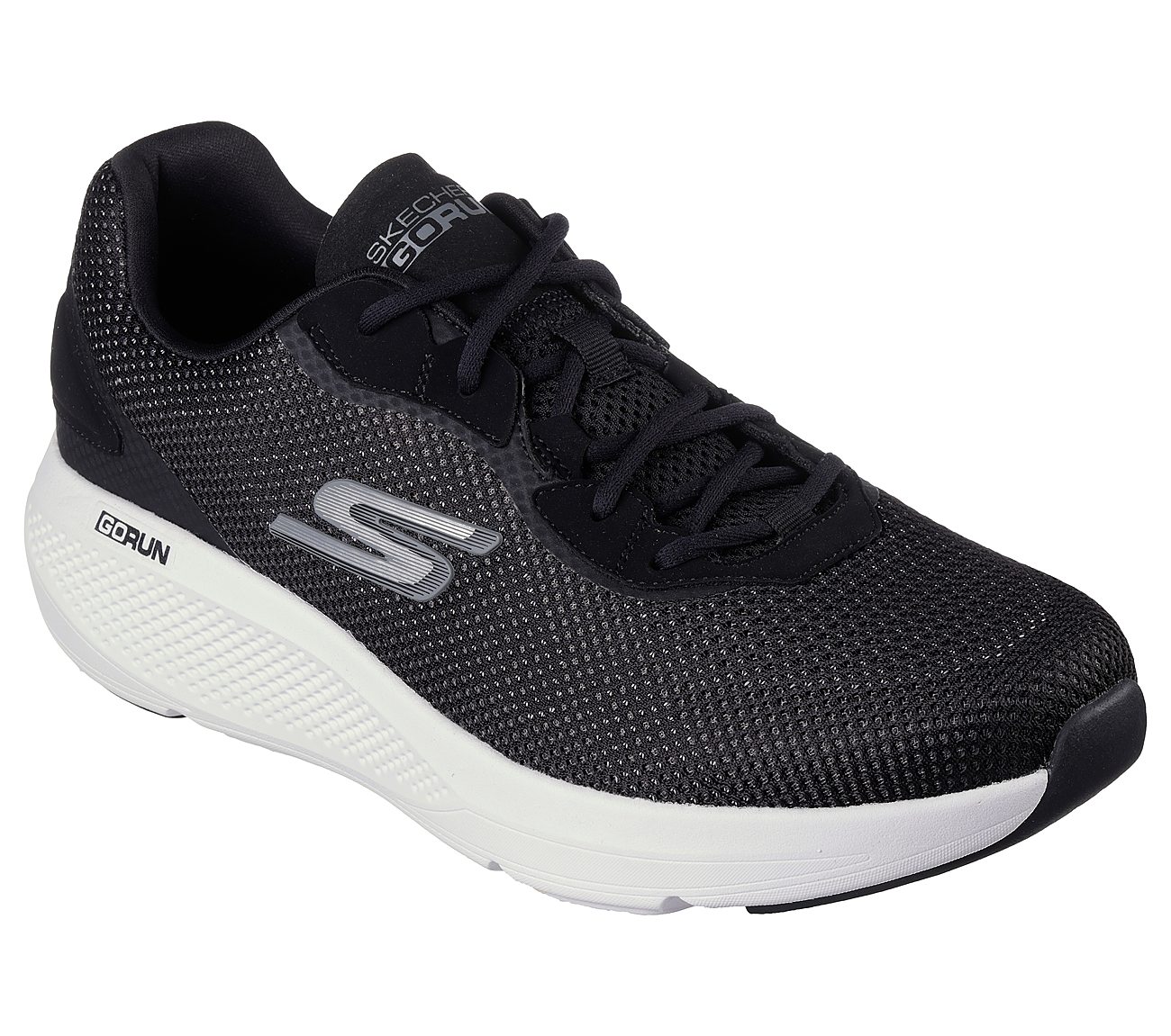 GO RUN VELOCITY, BLACK/WHITE Footwear Right View