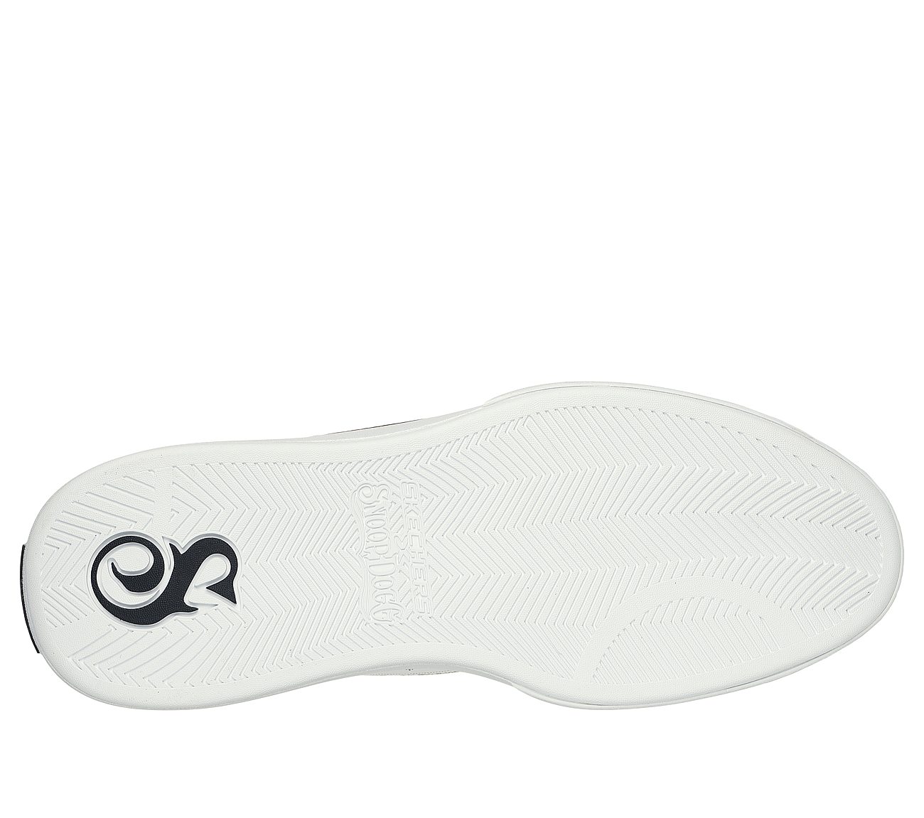 SNOOP ONE-DOUBLE G, WHITE BLACK Footwear Bottom View