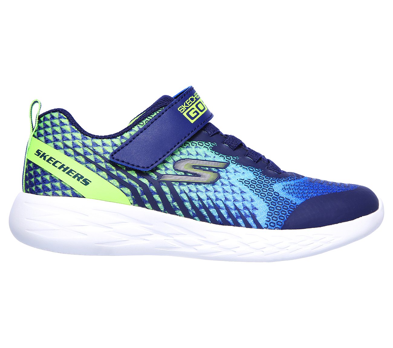 GO RUN 600 - BAXTUX, NAVY/LIME Footwear Right View