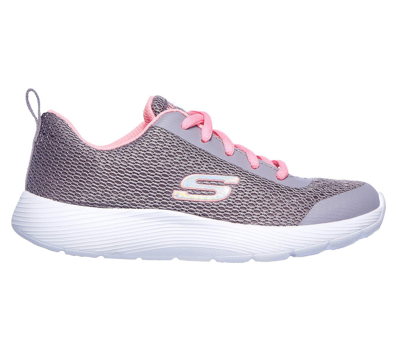 DYNA-LITE-ULTRA DASH, GREY/PINK Footwear Right View