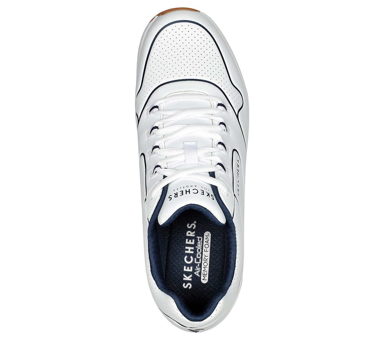 UNO 2, WHITE/NAVY Footwear Top View