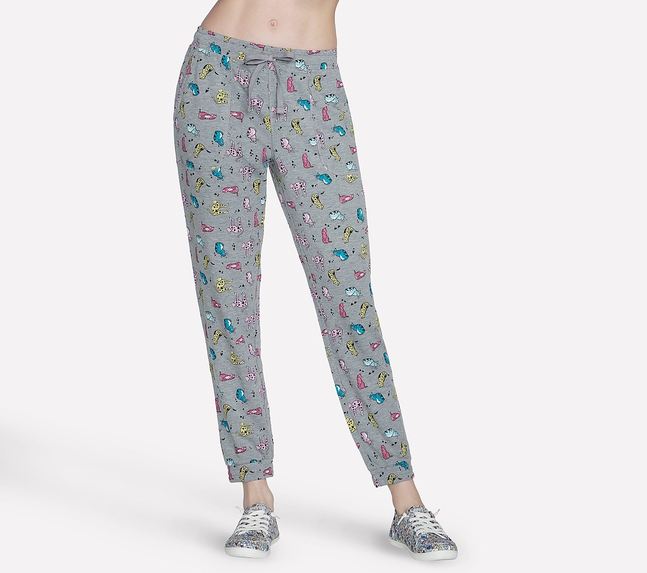 BOBS PURRRFECT TERRY PRETTY K, GREY Apparel Lateral View