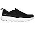 GO WALK EVOLUTION ULTRA-IMPEC, BLACK/WHITE Footwear Right View