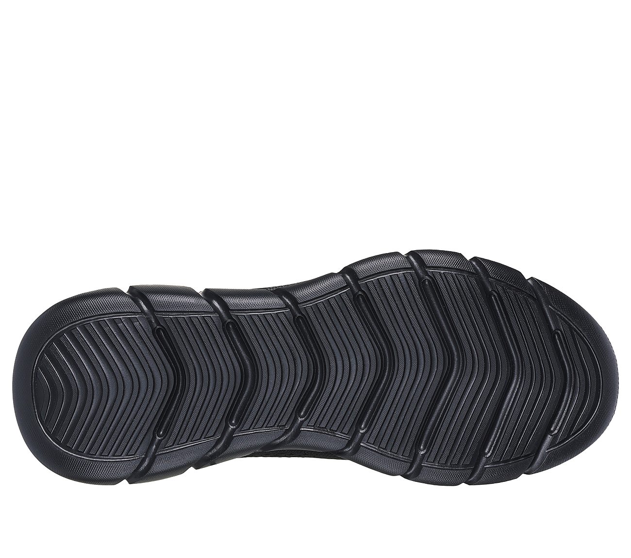 BOBS B FLEX - ELECTRIC COOL, BBLACK Footwear Bottom View