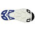 MAX CUSHIONING PREMIER -PERSP, WHITE/BLUE Footwear Bottom View