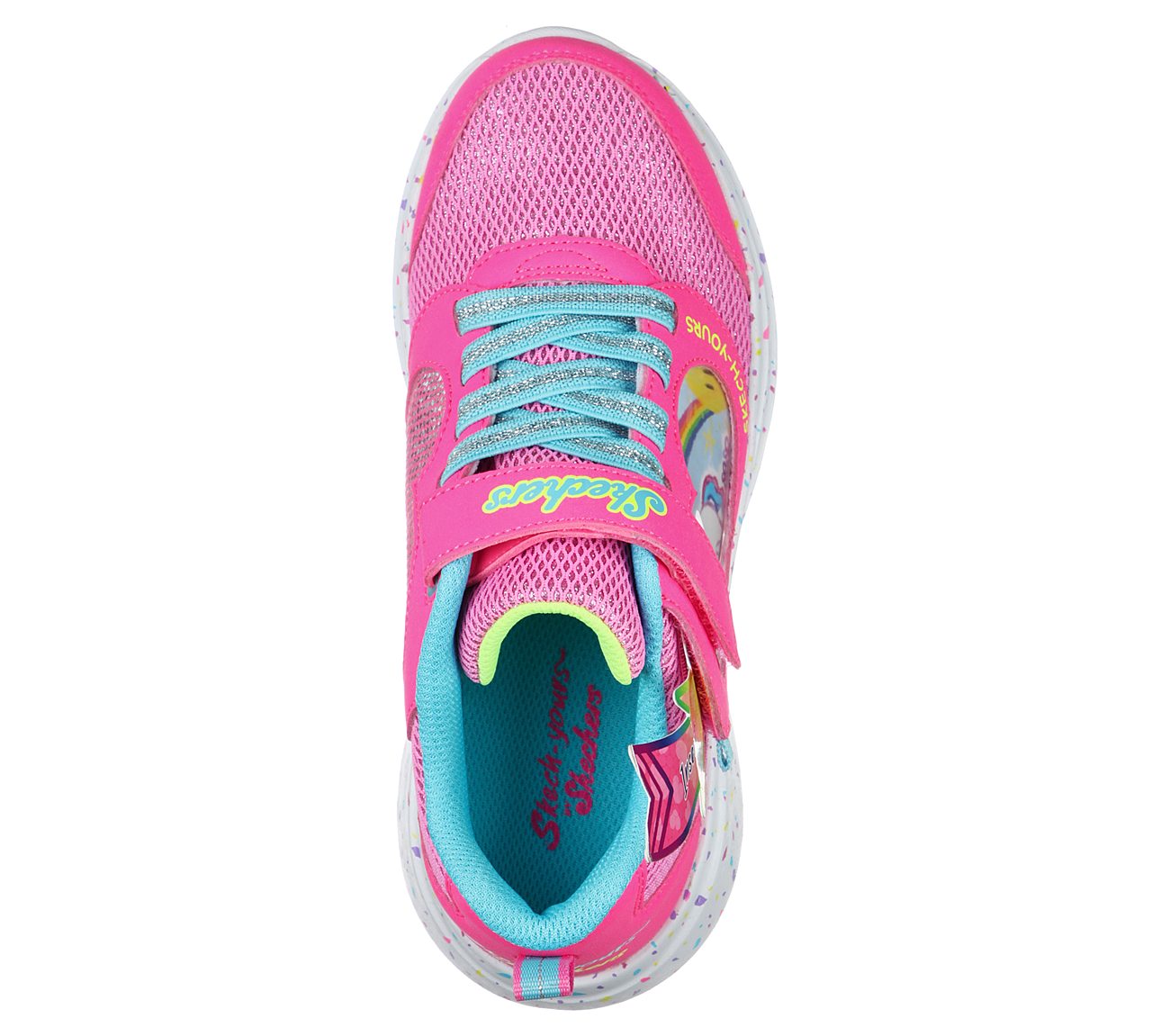 GO RUN FAST - MISS CRAFTY, PPINK Footwear Top View