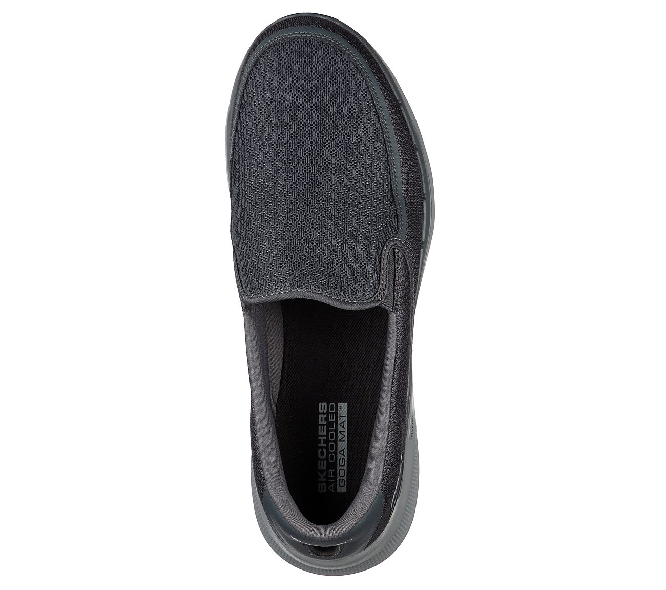 GO WALK 6 - ORVA, CCHARCOAL Footwear Top View