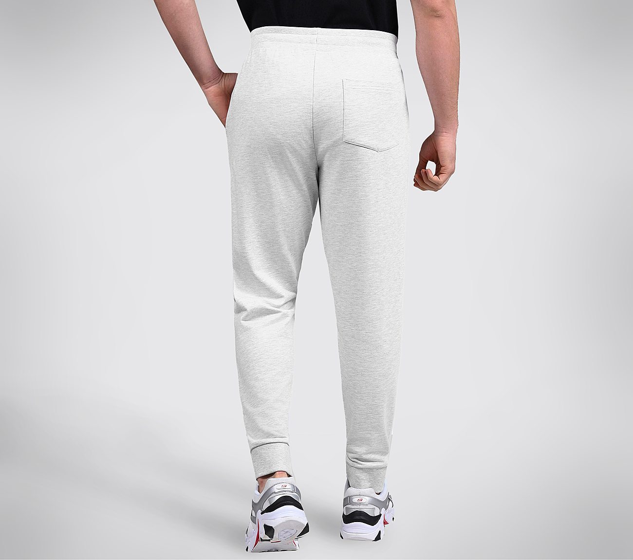 EARTH PEACE JOGGERS, OFFWHITE  MELANGE Apparel Right View