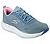 GO RUN PULSE - ULTIMATE BEST, AQUA/PINK Footwear Lateral View