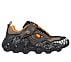 SKECH-O-SAURUS LIGHTS-DINO-TR, CHOCOLATE/ORANGE Footwear Lateral View