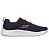 GO WALK FLEX, NAVY/RED Footwear Lateral View