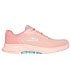 GO WALK 7 - COSMIC WAVES, PEACH Footwear Lateral View