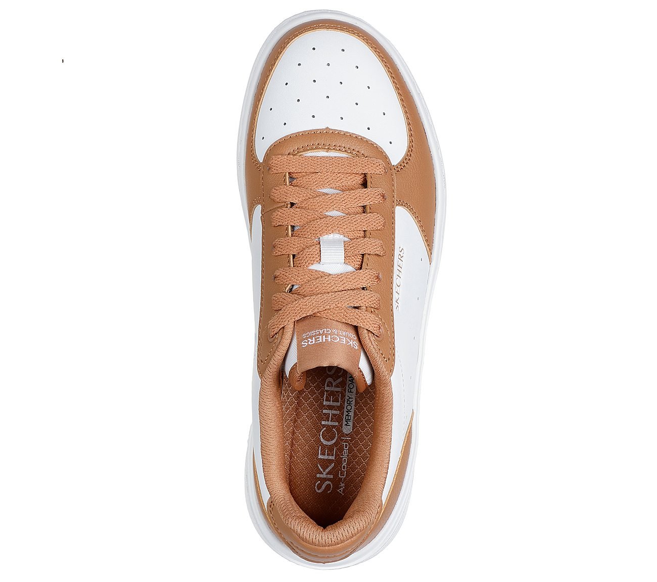 GRAND 92-STEADY WINNING, WHITE/TAN Footwear Top View