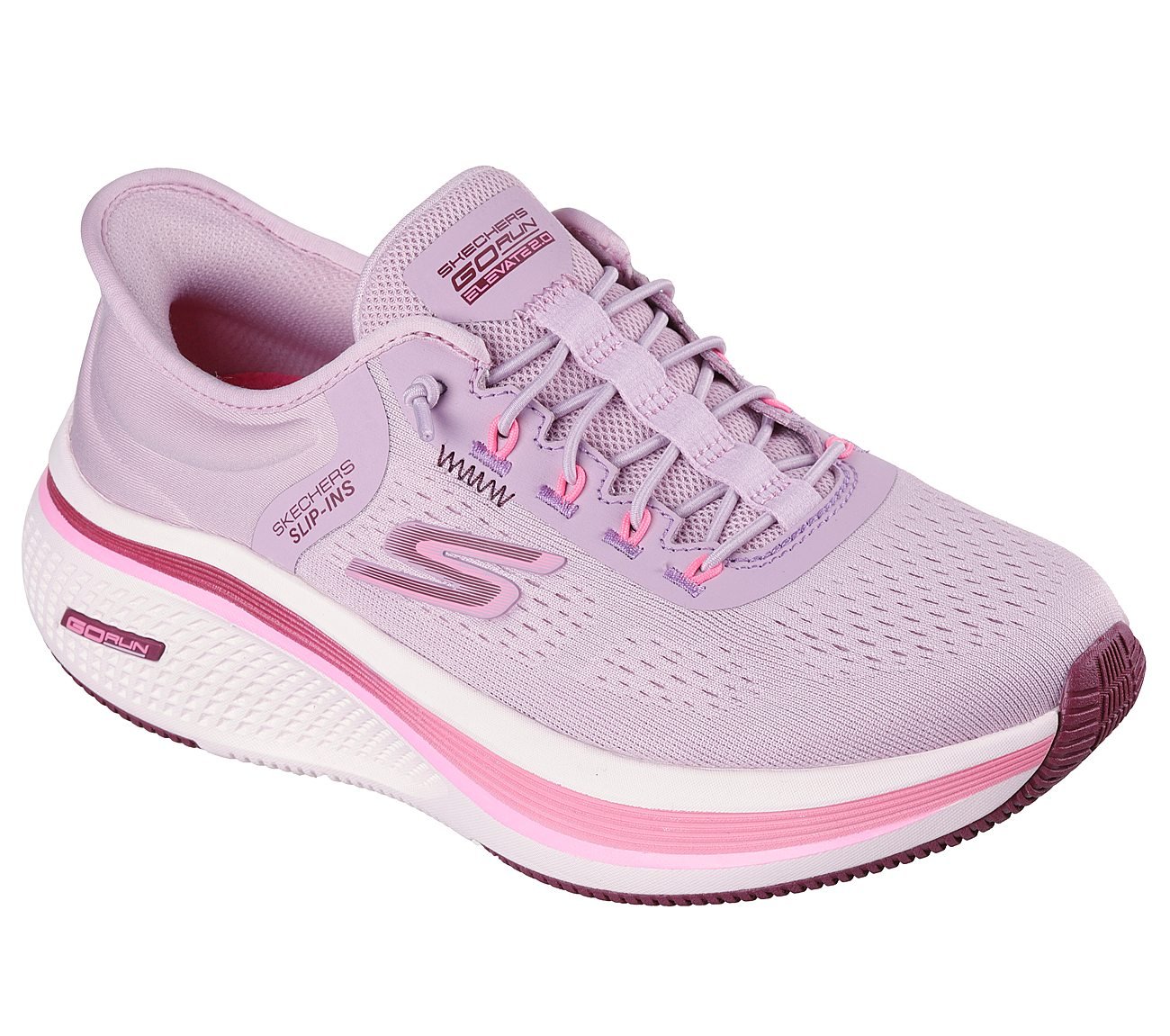 GO RUN ELEVATE 2.0 - BANYAN, PINK Footwear Right View