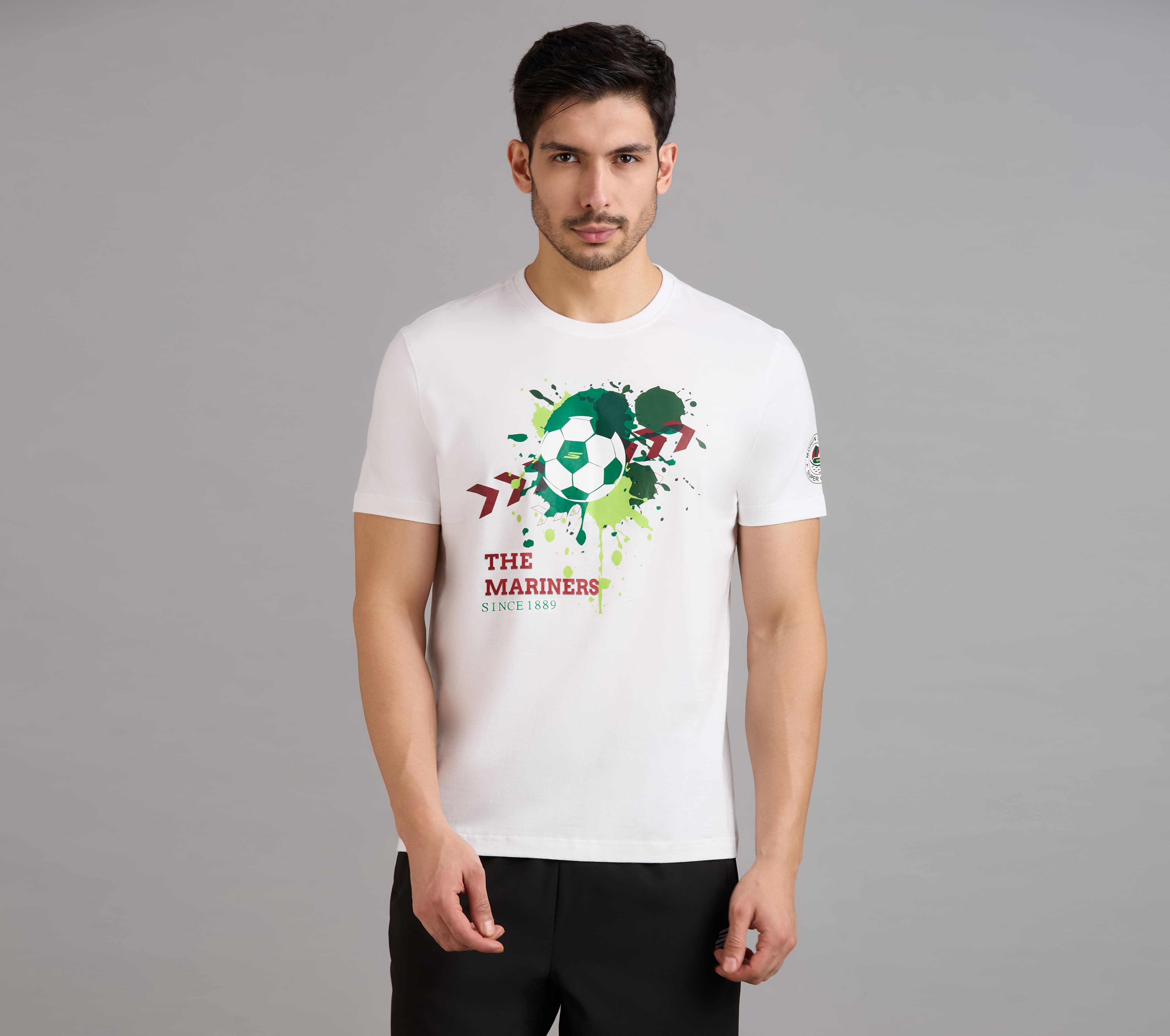 MOHUN BAGAN MARINERS T-SHIRT, WHITE