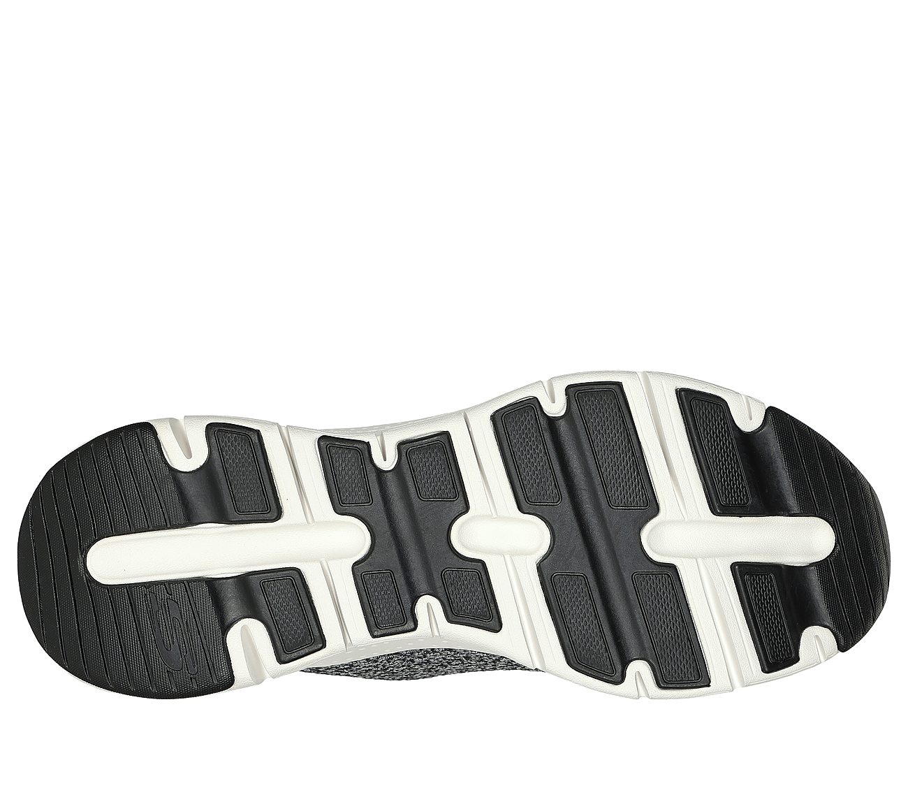 ARCH FIT, WHITE BLACK Footwear Bottom View