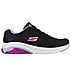 SKECH-AIR EXTREME 2.0-CLASSIC, BLACK/LAVENDER Footwear Lateral View
