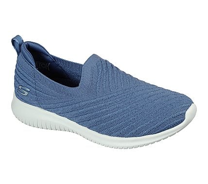 ULTRA FLEX - COOL STREAK, SLATE Footwear Lateral View