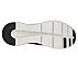 GO RUN GLIDE-STEP FLEX-RADAR, BLACK/LIME Footwear Bottom View