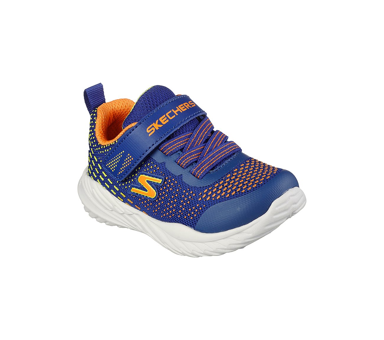 NITRO SPRINT - KARVO, BLUE/ORANGE Footwear Lateral View