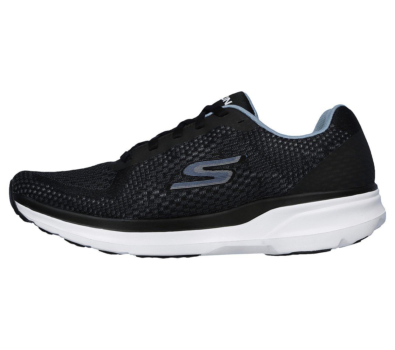PURE -, BLACK/BLUE Footwear Left View