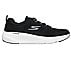 GO RUN ELEVATE, BLACK/WHITE Footwear Lateral View