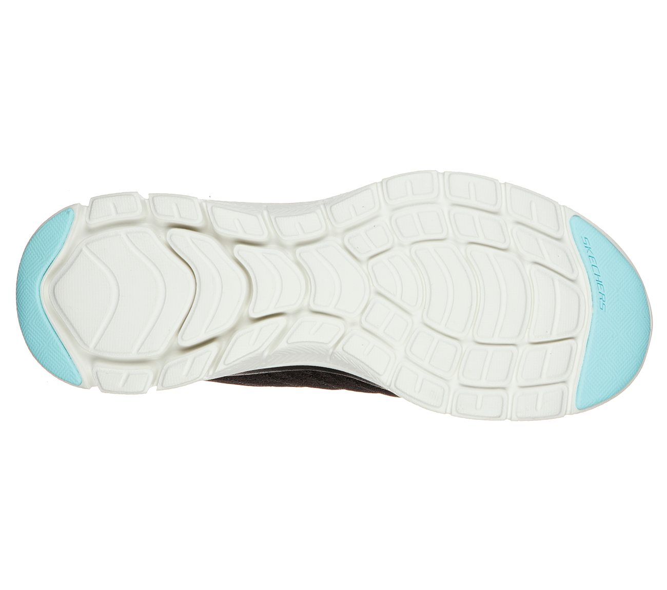 FLEX APPEAL 4.0-WALK WONDERFU, BLACK/MULTI Footwear Bottom View