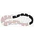 D'LUX WALKER 2.0-GRADIENT GLAM, BLACK/ROSE GOLD Footwear Bottom View