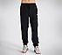SKECHERS CUT & SEW JOGGER, WHITE/LIME