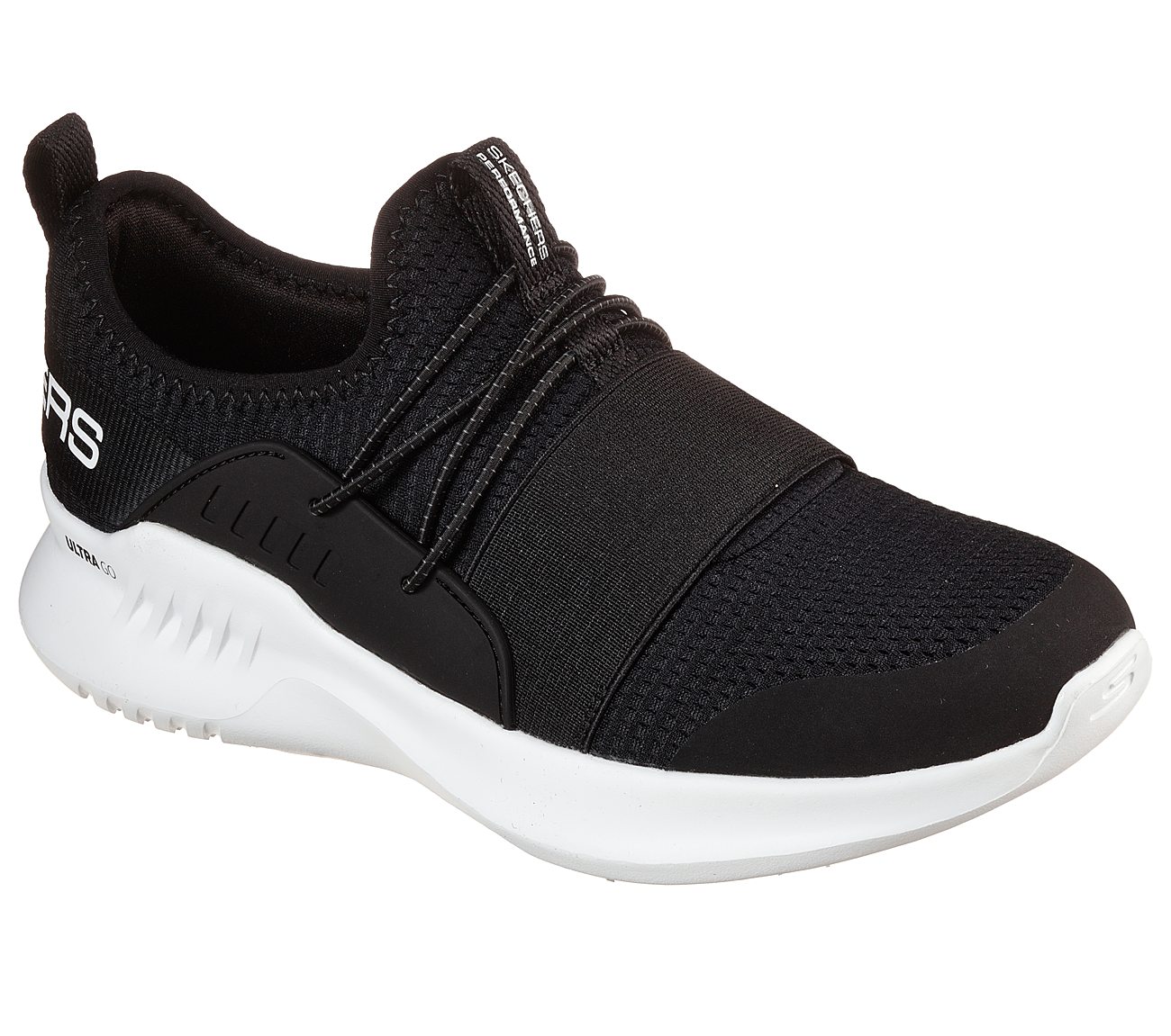 GO RUN MOJO 2.0-CLASSY DANCER, BLACK/WHITE Footwear Right View