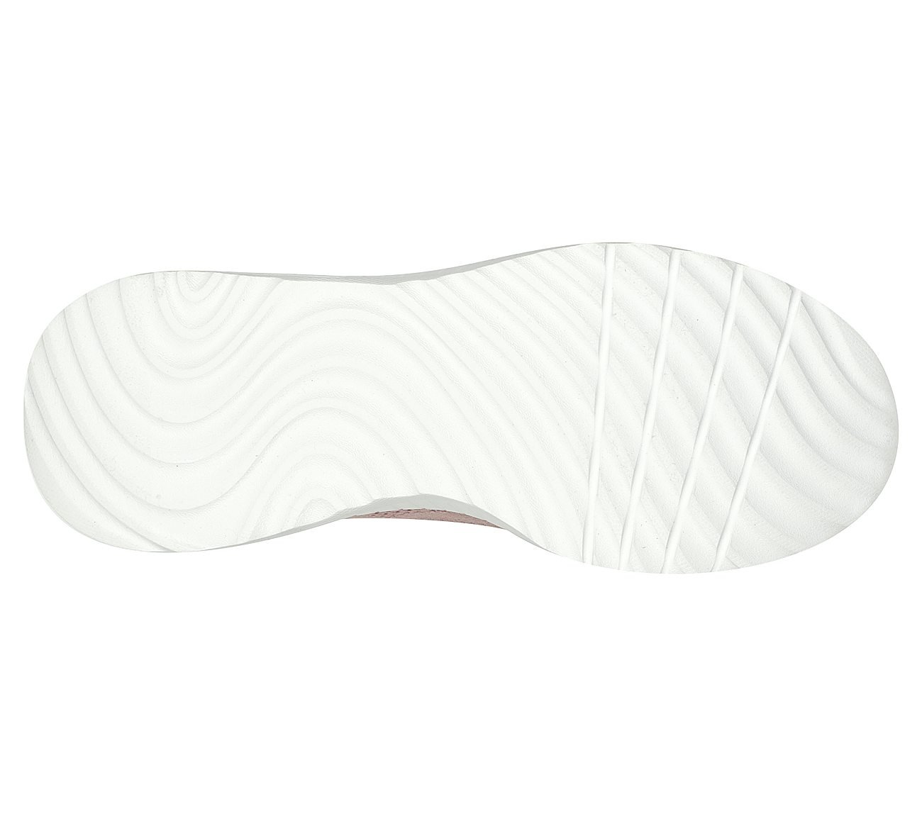 BOBS SQUAD CHAOS, BLUSH Footwear Bottom View
