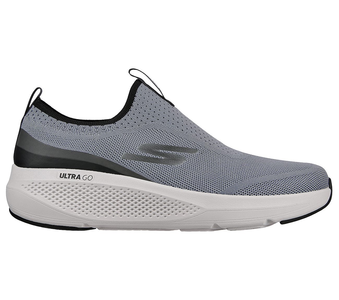 GO RUN ELEVATE - UPRAISE, GGREY/BLACK Footwear Right View